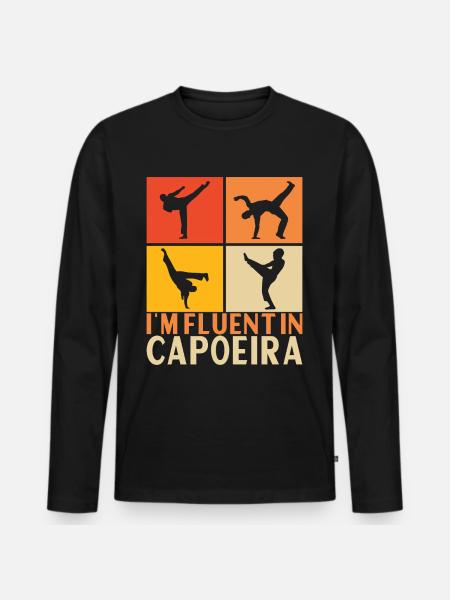 Capoeira Capoeirista - Men's Premium Organic Long Sleeve Shirt - black