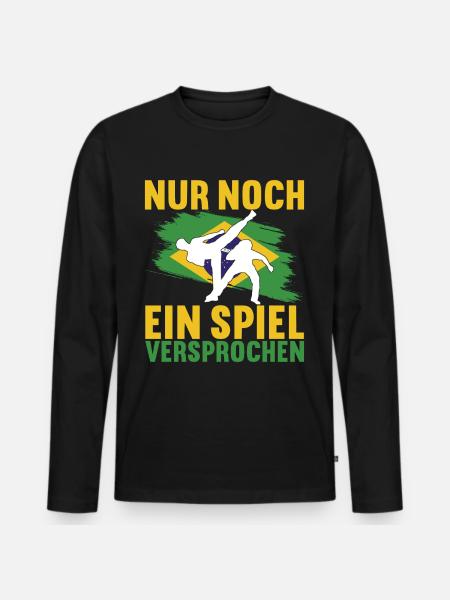 Capoeira Capoeirista - Men's Premium Organic Long Sleeve Shirt - black