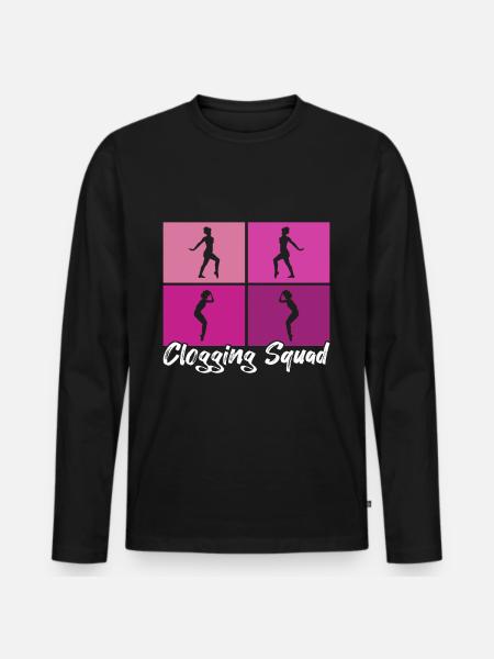 Tap Dance Tap Dancer - Men's Premium Organic Long Sleeve Shirt - black