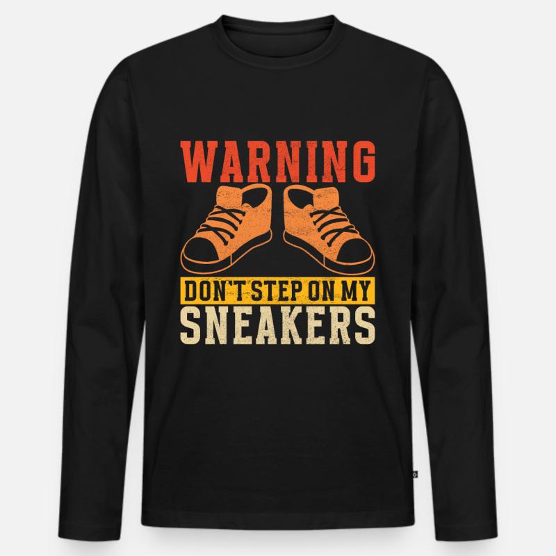 Sneakerhead Sneaker Collector - Männer Premium Bio Langarmshirt - Schwarz