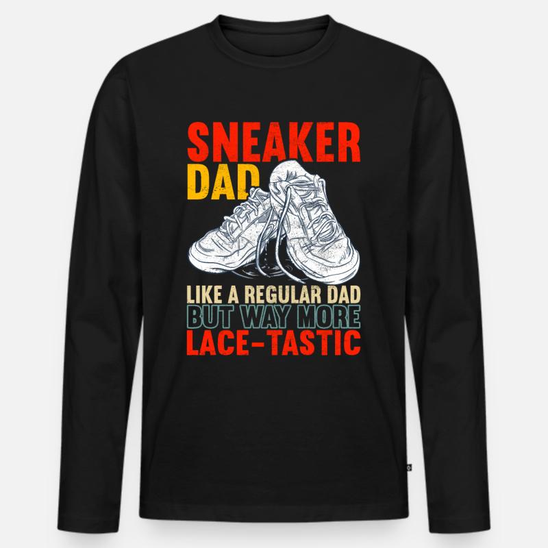 Sneakerhead Sneaker Collector - Männer Premium Bio Langarmshirt - Schwarz