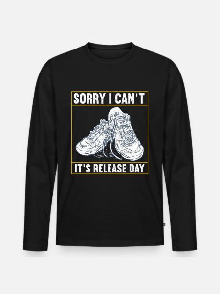 Sneakerhead Sneaker Collector - Men's Premium Organic Long Sleeve Shirt - black