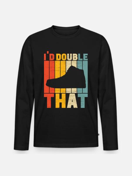 Sneakerhead Sneaker Collector - Men's Premium Organic Long Sleeve Shirt - black