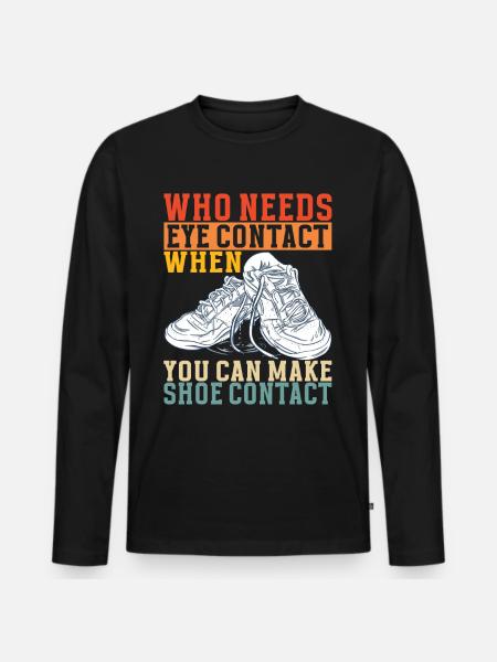 Sneakerhead Collectionneur de baskets - T-shirt manches longues Premium bio Homme - noir