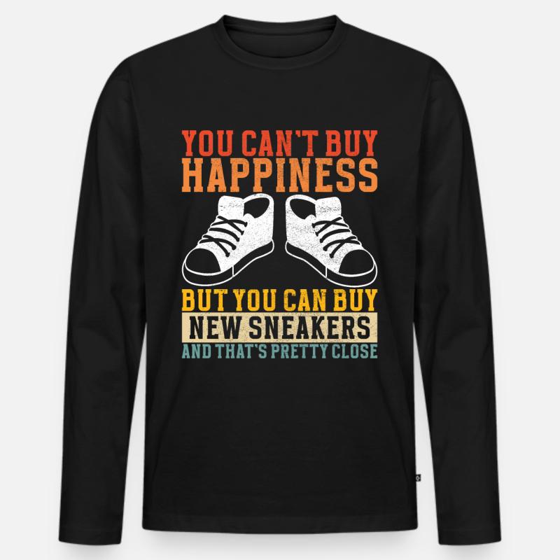 Sneakerhead Sneaker Collector - Männer Premium Bio Langarmshirt - Schwarz