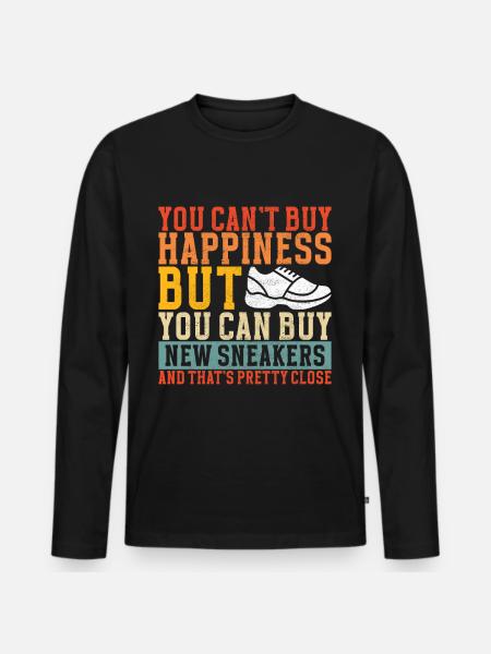 Sneakerhead Sneaker Collector - Men's Premium Organic Long Sleeve Shirt - black