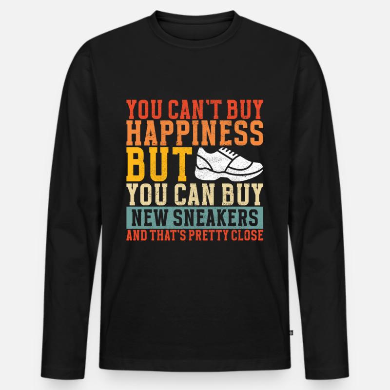 Sneakerhead Sneaker Collector - Männer Premium Bio Langarmshirt - Schwarz
