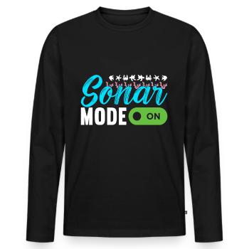 Marine Biology Marine Biologist - Men's Premium Organic Long Sleeve Shirt - black - Front - Nico (187cm)