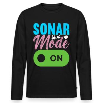 Marine Biology Marine Biologist - Men's Premium Organic Long Sleeve Shirt - black - Front - Nico (187cm)