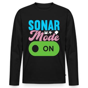 Marine Biology Marine Biologist - Men's Premium Organic Long Sleeve Shirt - black - Front - Nico (187cm)