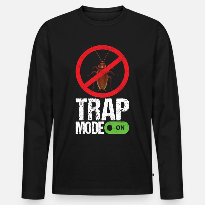 Schädlingsbekämpfung Kammerjäger - Männer Premium Bio Langarmshirt - Schwarz