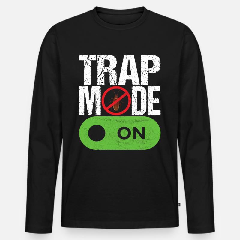 Pest Control Exterminators - Men's Premium Organic Long Sleeve Shirt - black