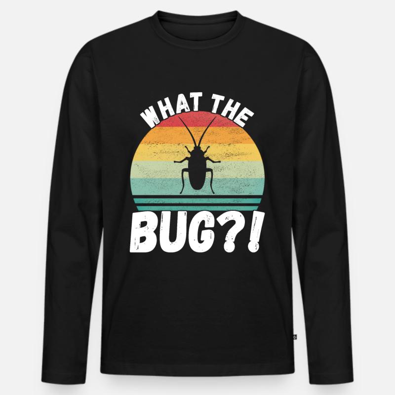 Pest Control Exterminator - Men's Premium Organic Long Sleeve Shirt - black