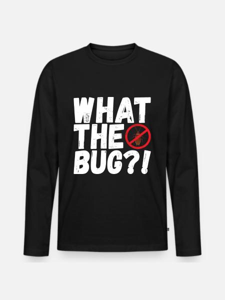 Pest Control Exterminator - Men's Premium Organic Long Sleeve Shirt - black