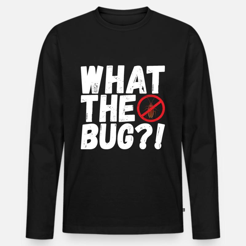 Schädlingsbekämpfung Kammerjäger - Männer Premium Bio Langarmshirt - Schwarz