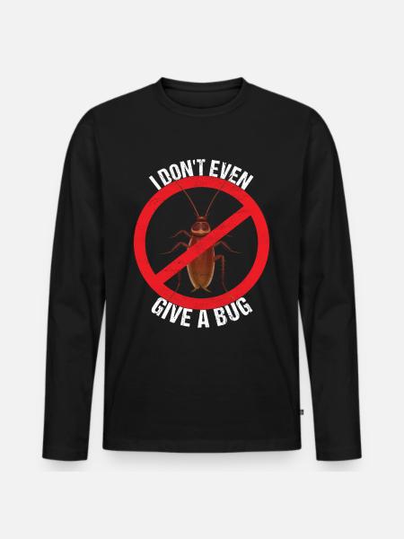 Pest Control Exterminator - Men's Premium Organic Long Sleeve Shirt - black