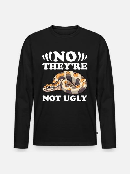Banana Ball Python Herpetologist Coral Ball - Männer Premium Bio Langarmshirt - Schwarz