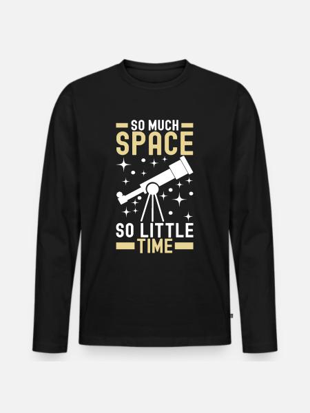 Astronomer Astronomy - Men's Premium Organic Long Sleeve Shirt - black