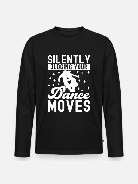 Ballroom Dance Ballroom Dancers Ballroom Dancers - Men's Premium Organic Long Sleeve Shirt - black