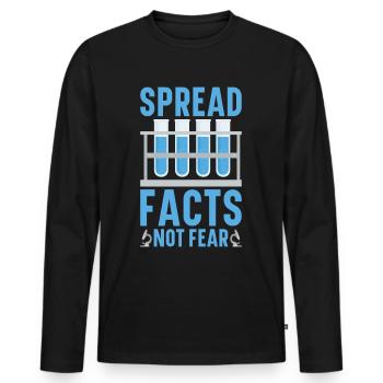Epidemiology Scientist Epidemiologist Medicine - Men's Premium Organic Long Sleeve Shirt - black - Front - Nico (187cm)