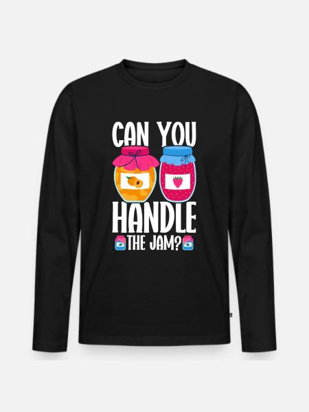 Canning Canning Canning - Men's Premium Organic Long Sleeve Shirt - black