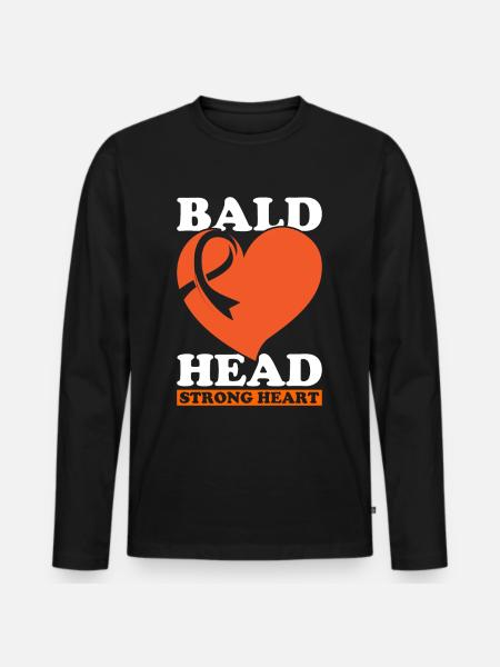 Leukämie Bewusstsein Blutkrebs Bekämpfung - Männer Premium Bio Langarmshirt - Schwarz