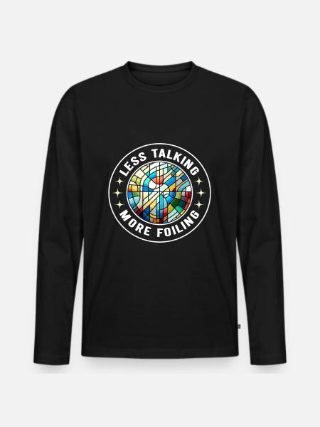 Vitrail artiste Vitrail Art - T-shirt manches longues Premium bio Homme - noir