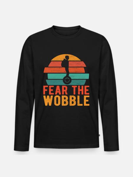 EUC Monowheel - Men's Premium Organic Long Sleeve Shirt - black