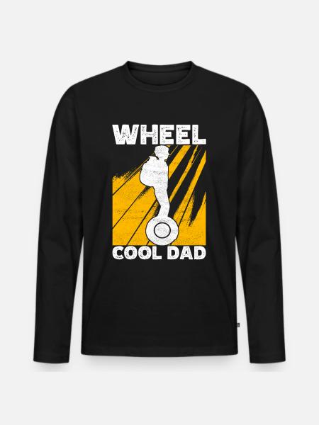 EUC Monowheel - Men's Premium Organic Long Sleeve Shirt - black
