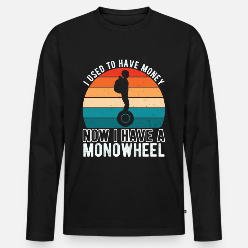 EUC Monoroue - T-shirt manches longues Premium bio Homme - noir