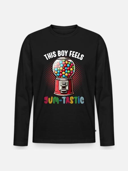 Gumball Machine Chewing Gum Machine - Men's Premium Organic Long Sleeve Shirt - black