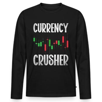 Forex Trading Forex Trader Finanzmarktes - Männer Premium Bio Langarmshirt - Schwarz - Vorne - Nico (187cm)