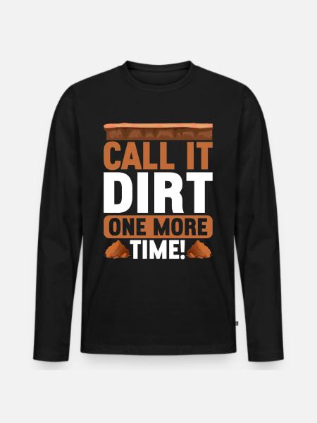 Bodenwissenschaftler Soil Science - Men's Premium Organic Long Sleeve Shirt - black