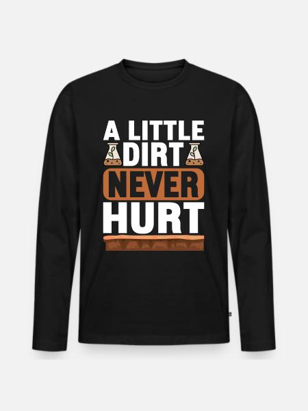 Bodenwissenschaftler Soil Science - Men's Premium Organic Long Sleeve Shirt - black