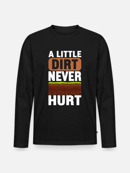 Bodenwissenschaftler Soil Science - Men's Premium Organic Long Sleeve Shirt - black