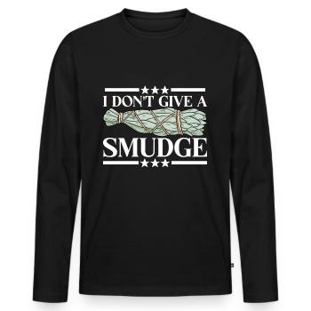 Herbs Incense Smudging Spiritual - Men's Premium Organic Long Sleeve Shirt - black - Front - Nico (187cm)