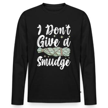 Herbs Incense Smudging Spiritual - Men's Premium Organic Long Sleeve Shirt - black - Front - Nico (187cm)
