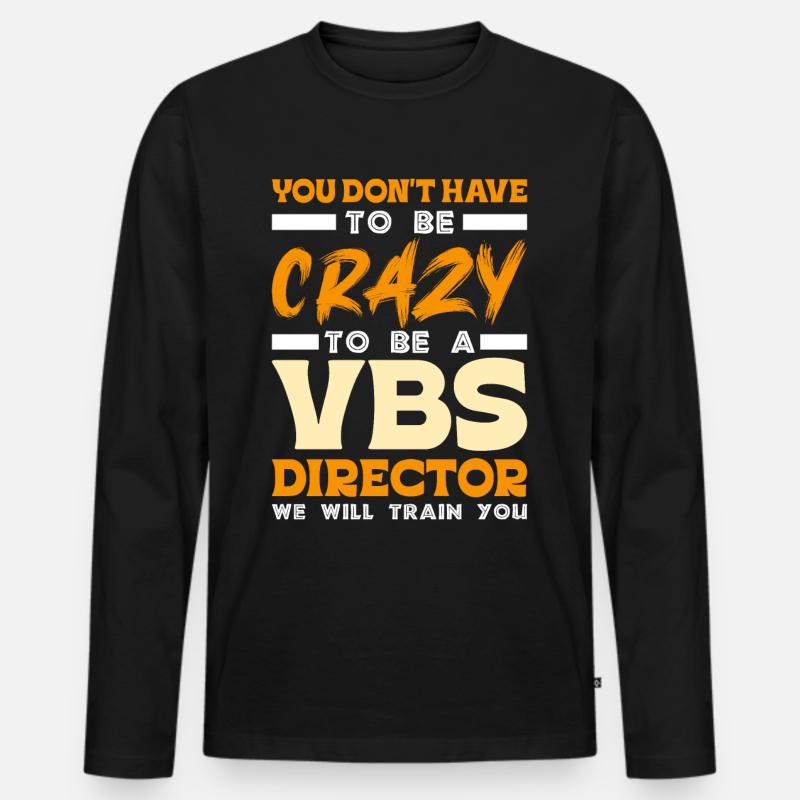 Vacation Bible School, VBS - Männer Premium Bio Langarmshirt - Schwarz