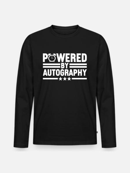 Intermittent fasting Intermittent fasting - Men's Premium Organic Long Sleeve Shirt - black
