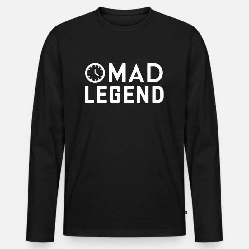 Intermittent fasting Intermittent fasting - Men's Premium Organic Long Sleeve Shirt - black