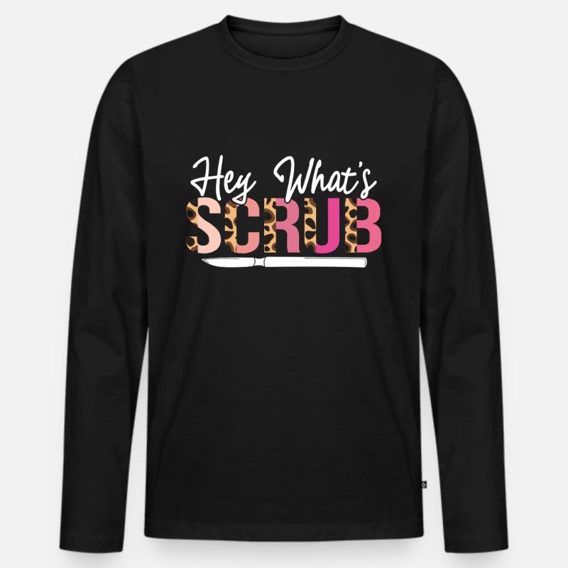Chirurgischer Techniker Chirurgischer Technologe - Männer Premium Bio Langarmshirt - Schwarz