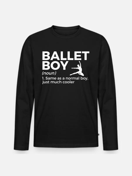 Danse classique - T-shirt manches longues Premium bio Homme - noir