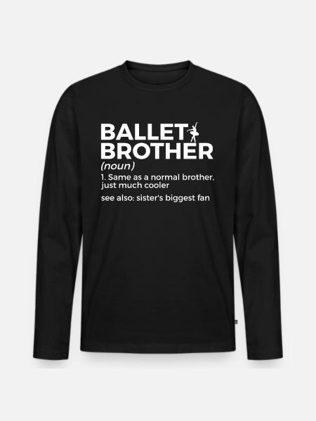 Ballet Dancing - Men's Premium Organic Long Sleeve Shirt - black