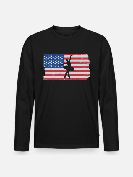 Danse classique - T-shirt manches longues Premium bio Homme - noir