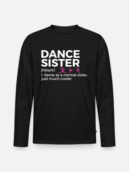 Danse pour danseurs - T-shirt manches longues Premium bio Homme - noir