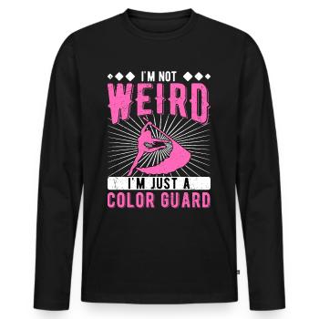 Color Guard Colorguard Color Guardian - T-shirt manches longues Premium bio Homme - noir - Devant - Nico (187cm)