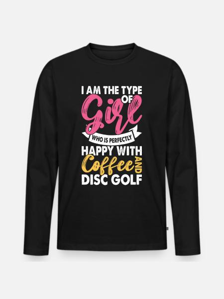 Discgolf Disc Golf - T-shirt manches longues Premium bio Homme - noir