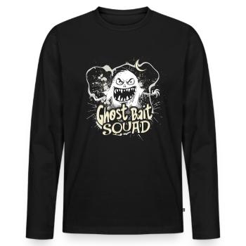 Geisterköder Ghost Bait Squad - Men's Premium Organic Long Sleeve Shirt - black - Front - Nico (187cm)