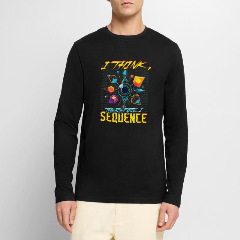 Bioinformatics Analyst Think Therefore I Sequence Men's Premium Organic Long Sleeve Shirt