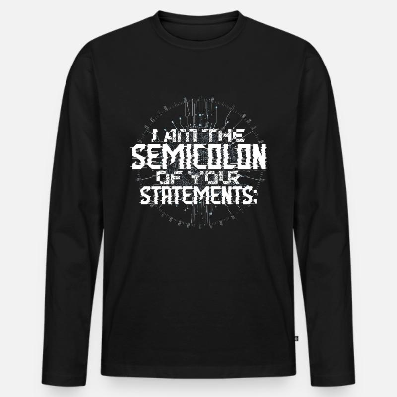 Theoretical Computer Scientist - Men's Premium Organic Long Sleeve Shirt - black